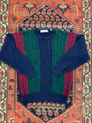 Multi Coloured Knit Sweater - L