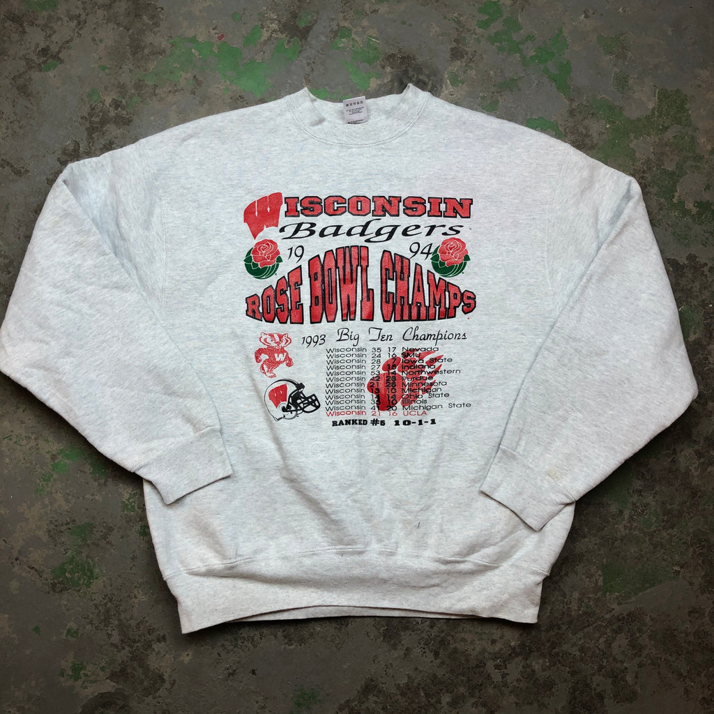 Heavy weight Wisconsin Crewneck