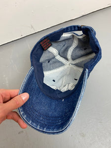 Denim Embroidered NYC Strap Back Hat