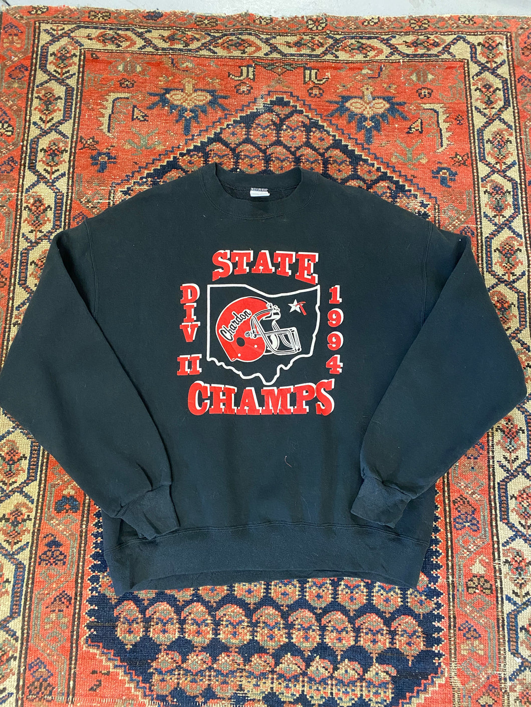 Vintage Front And Back State Champs Crewneck - M