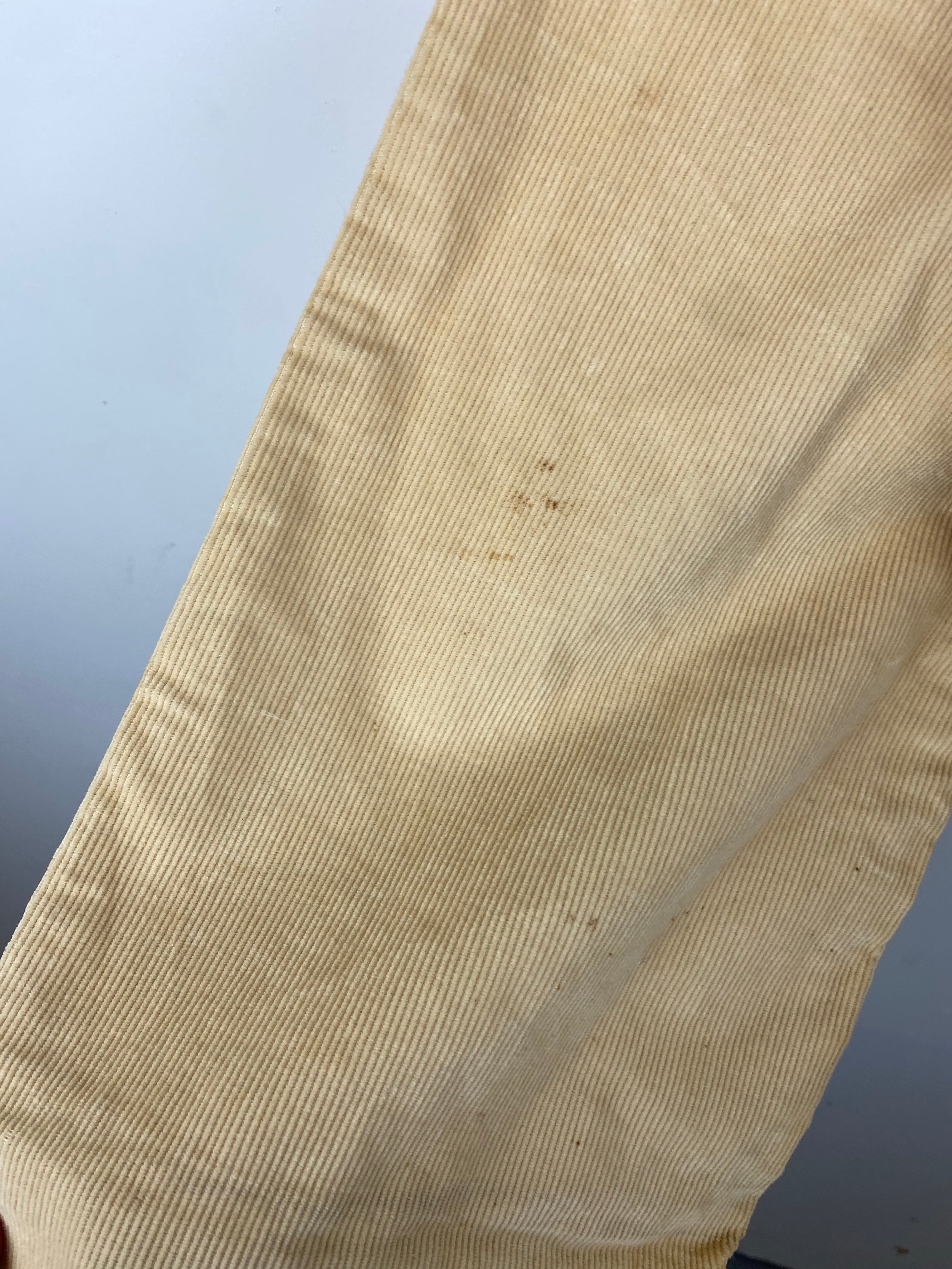 80s creme Wrangler Cord baggy pants