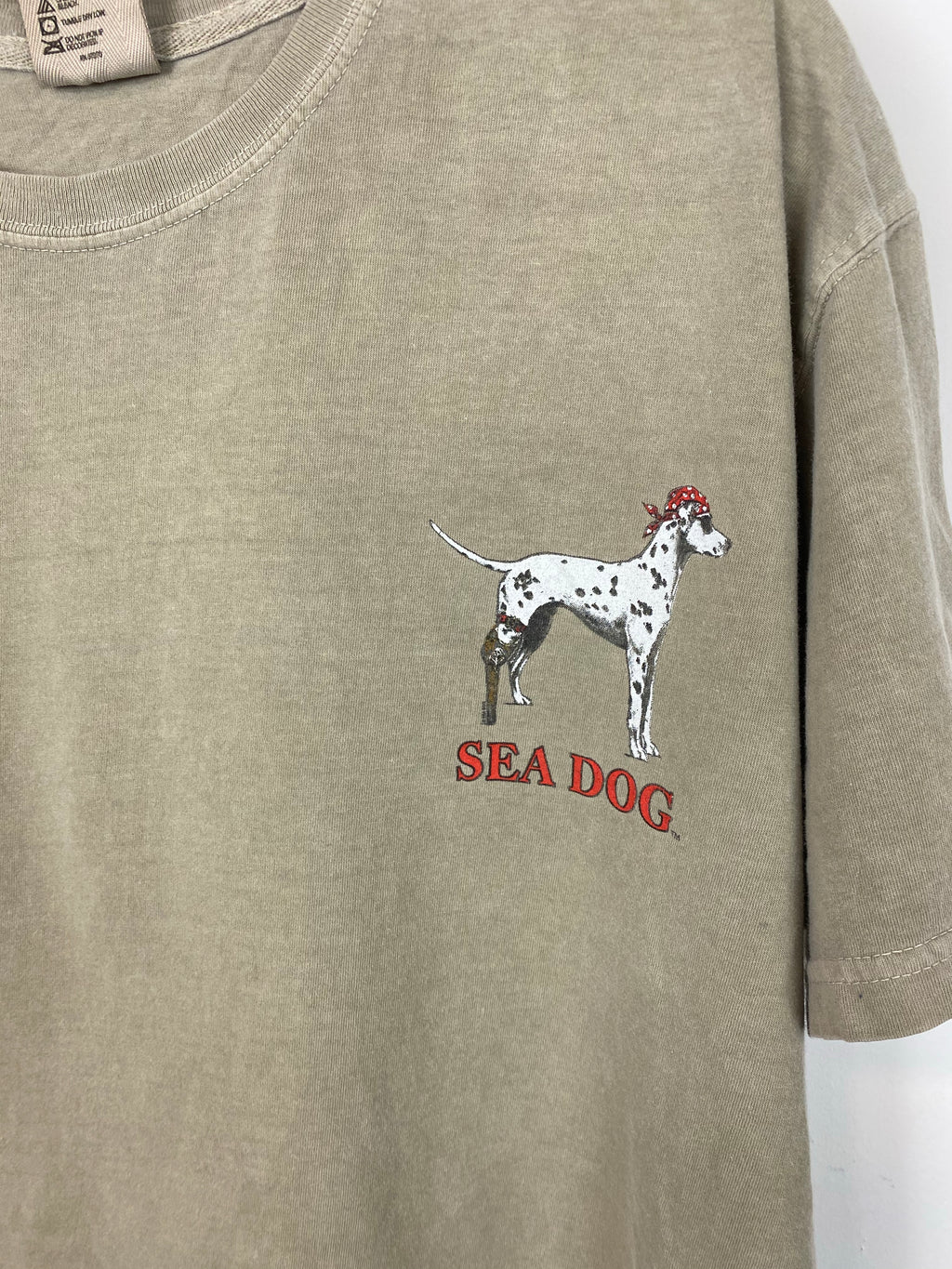 90s sea dog t shirt - L