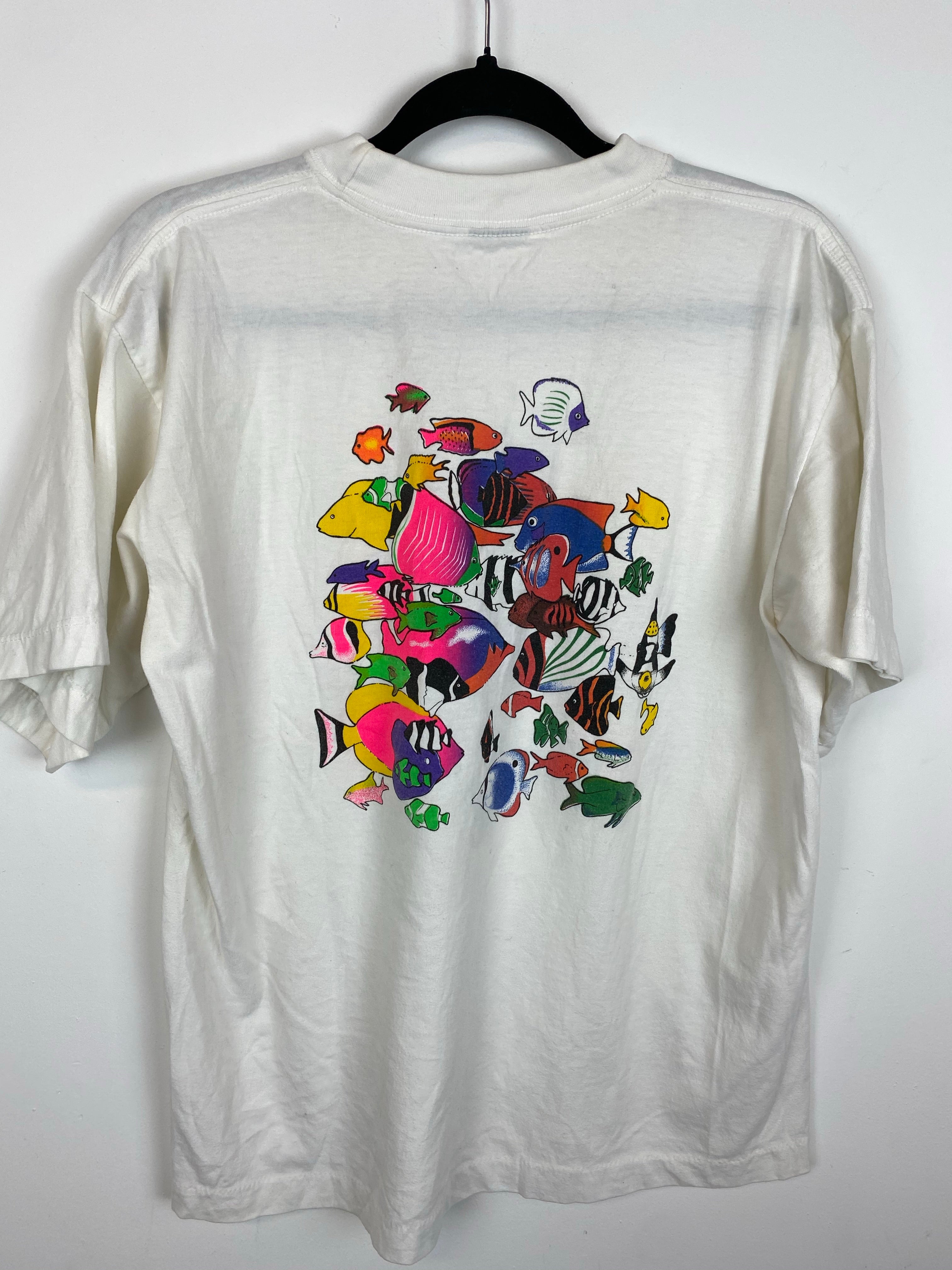 Front and back fish t shirt