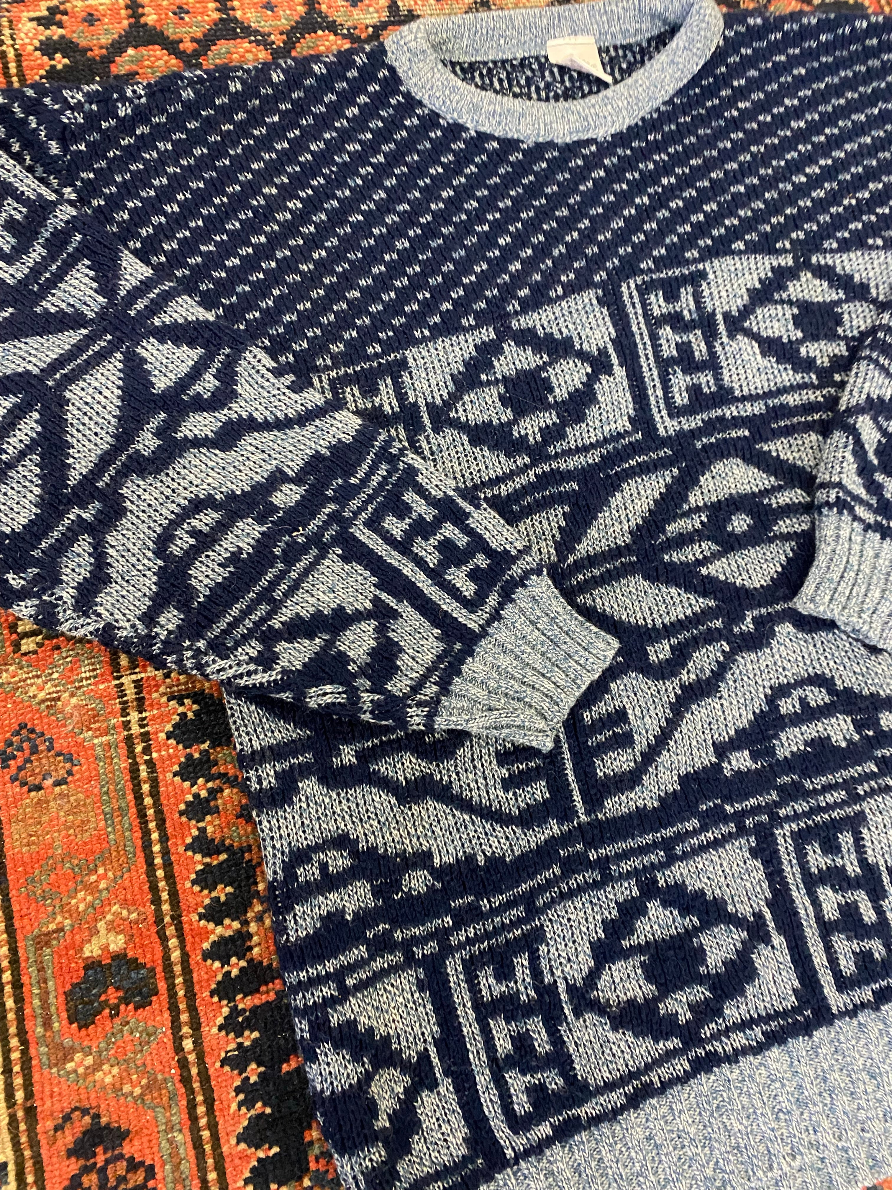 Vintage Knit Sweater - M