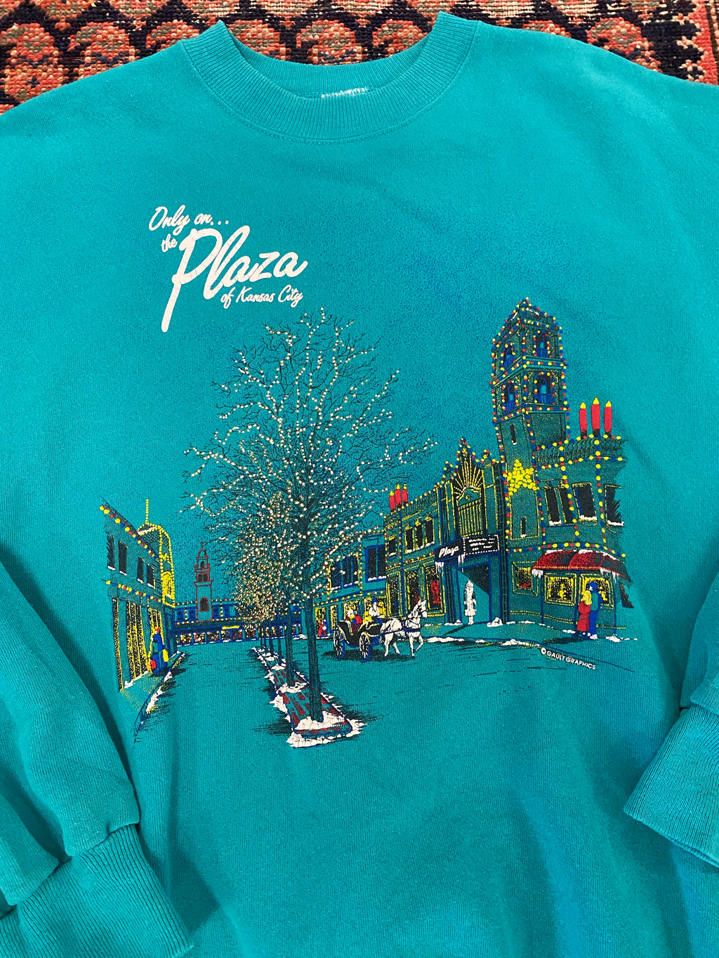 Vintage Front And Back Kansas City Crewneck - M