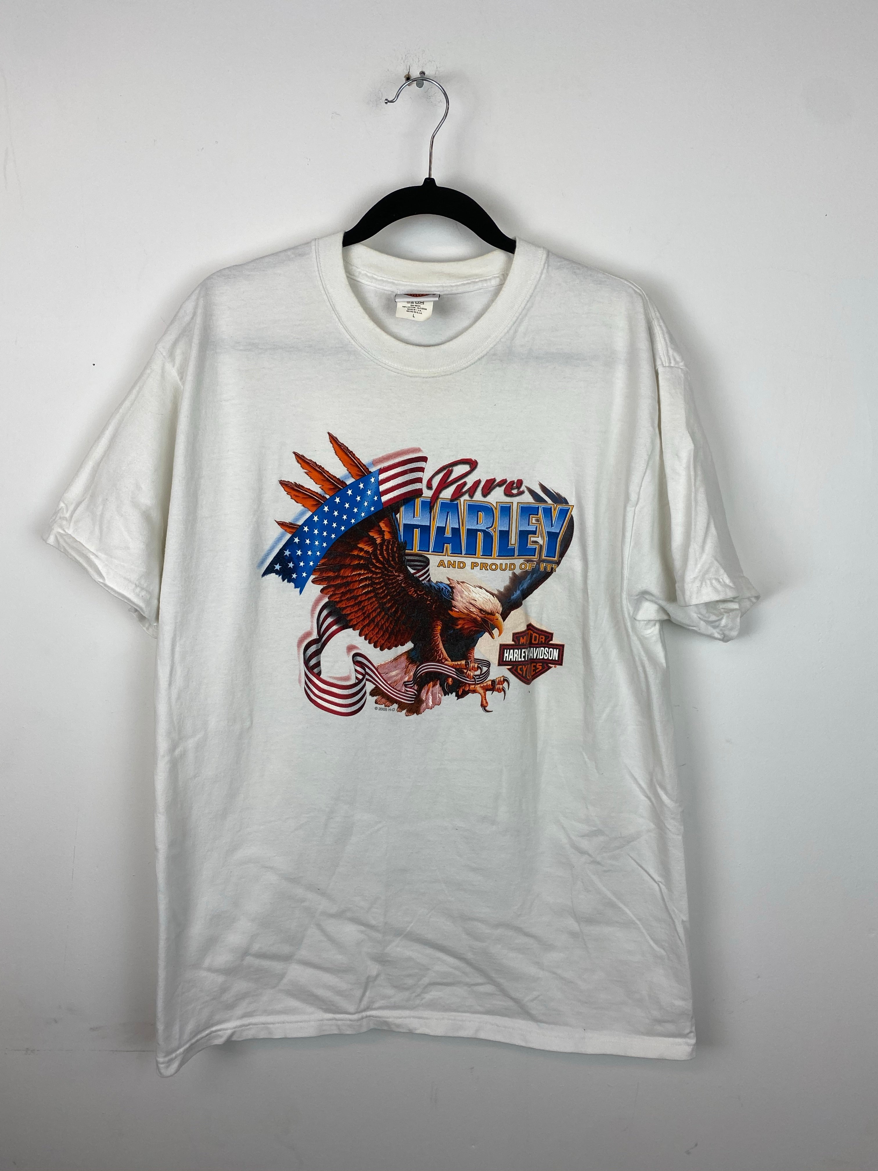 2005 Front And Back Harley Davidson T shirt - L