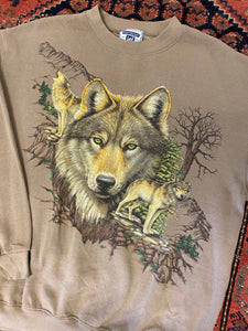 Vintage Wolf Crewneck - L