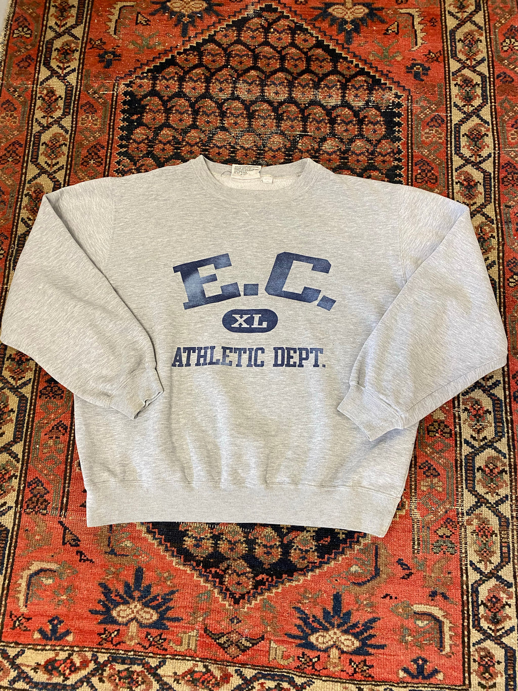 Vintage E.C Athletics Crewneck - M