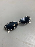 Retro cow print sunglasses