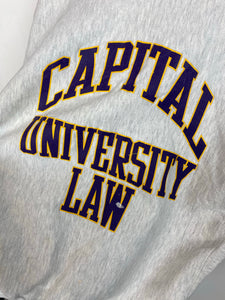 90s Capital University Law crewneck - M