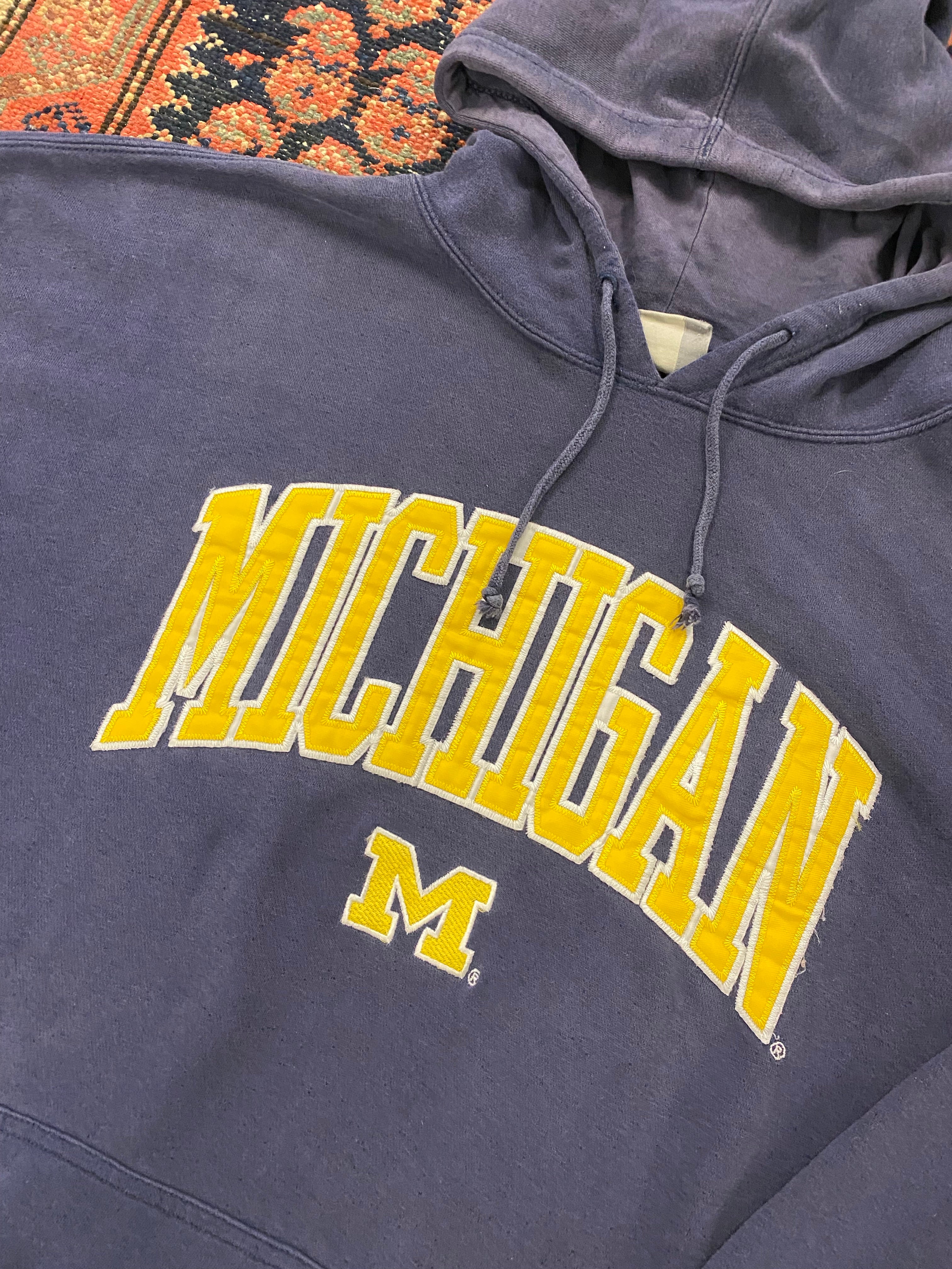 Vintage Faded Michigan Hood - XL