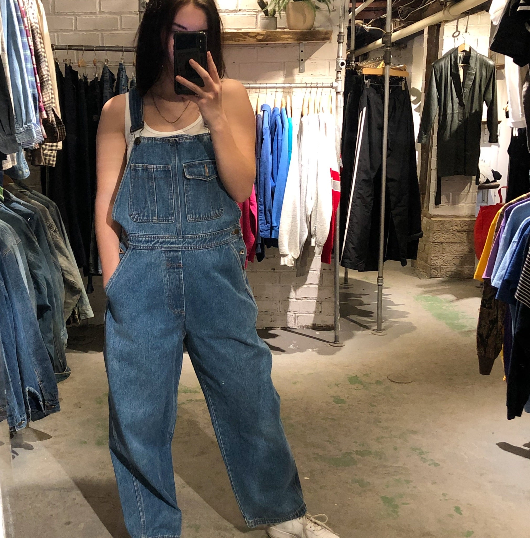 Vintage Denim Overalls