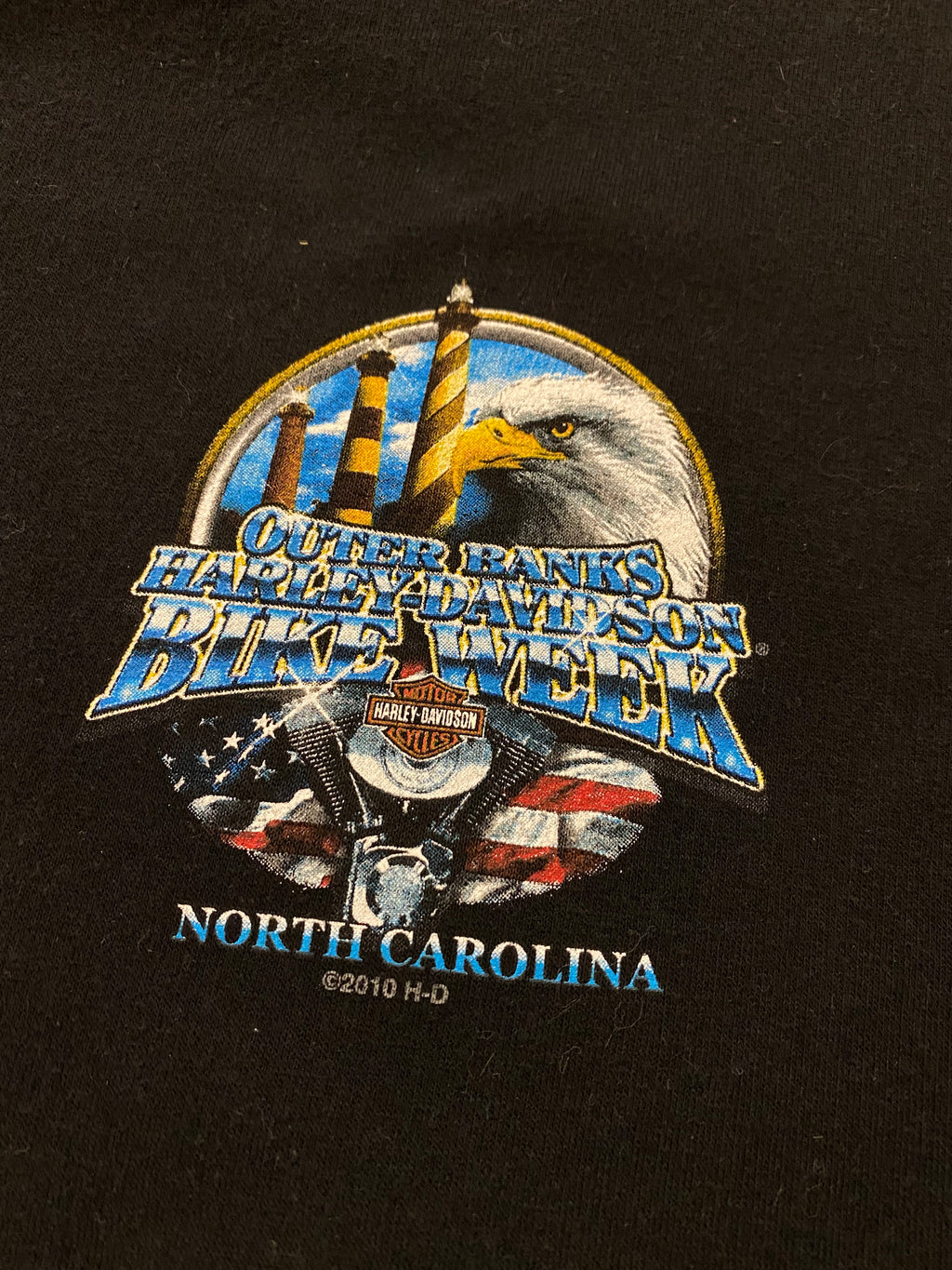 2010 Harley Davidson Front And Back Crewneck - XXL