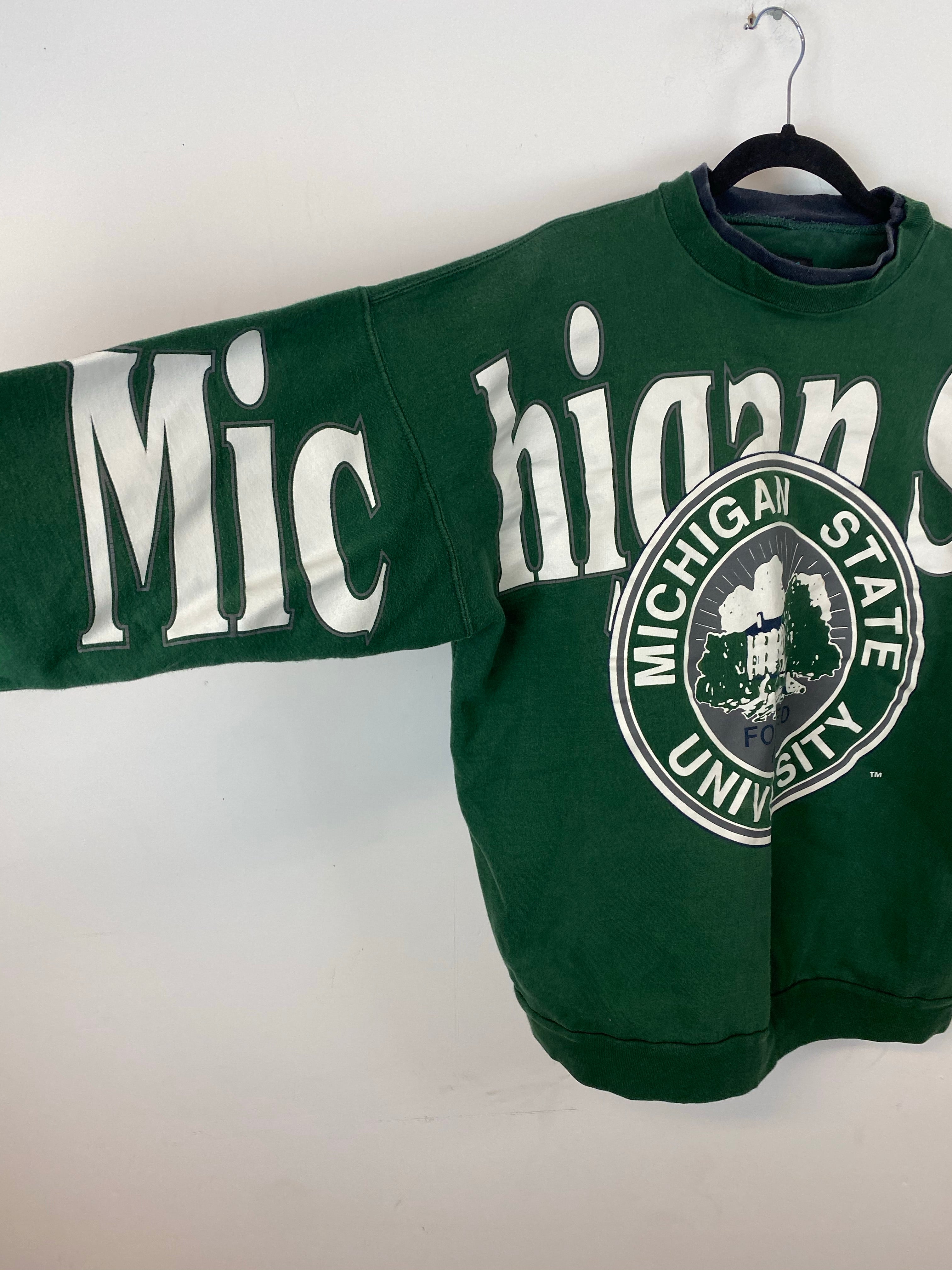 90s Michigan State crewneck - XS/S