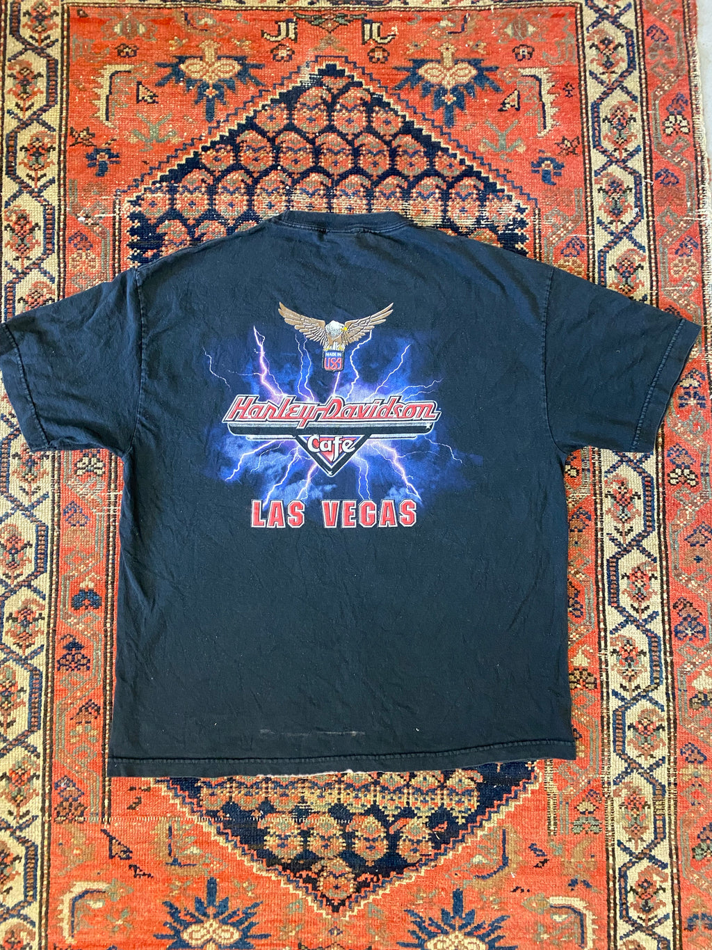 90s Front And Back Harley Davidson T Shirt - L