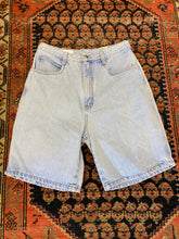 Load image into Gallery viewer, 90s High Waisted Bill Blass Denim Shorts - 30in