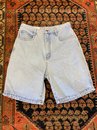 90s High Waisted Bill Blass Denim Shorts - 30in