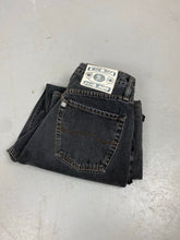 Load image into Gallery viewer, Baggy silver 90s denim jeans