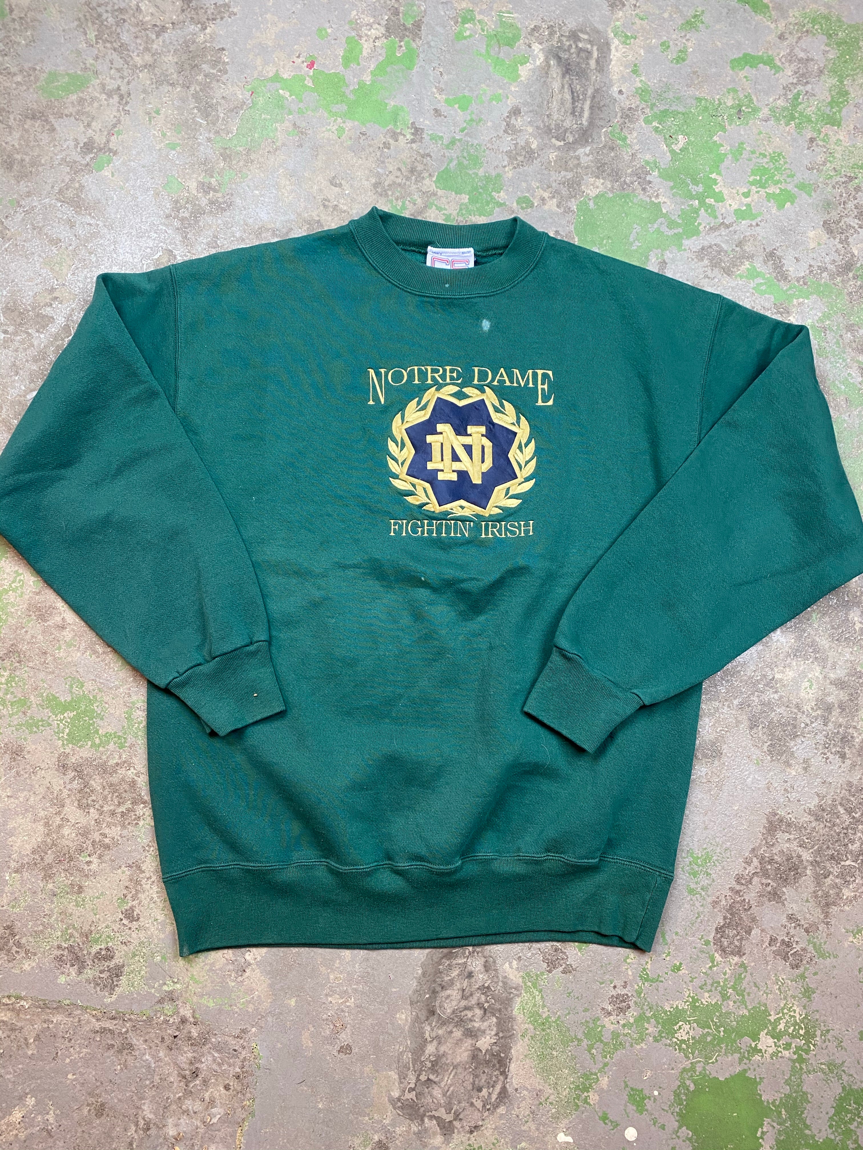 Embroidered Notre Dame crewneck