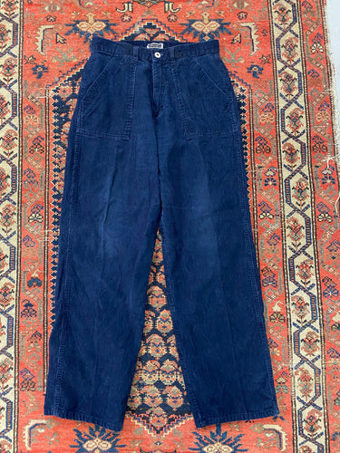 Vintage Corduroy Fatigue Pocket Pants - 28IN/W