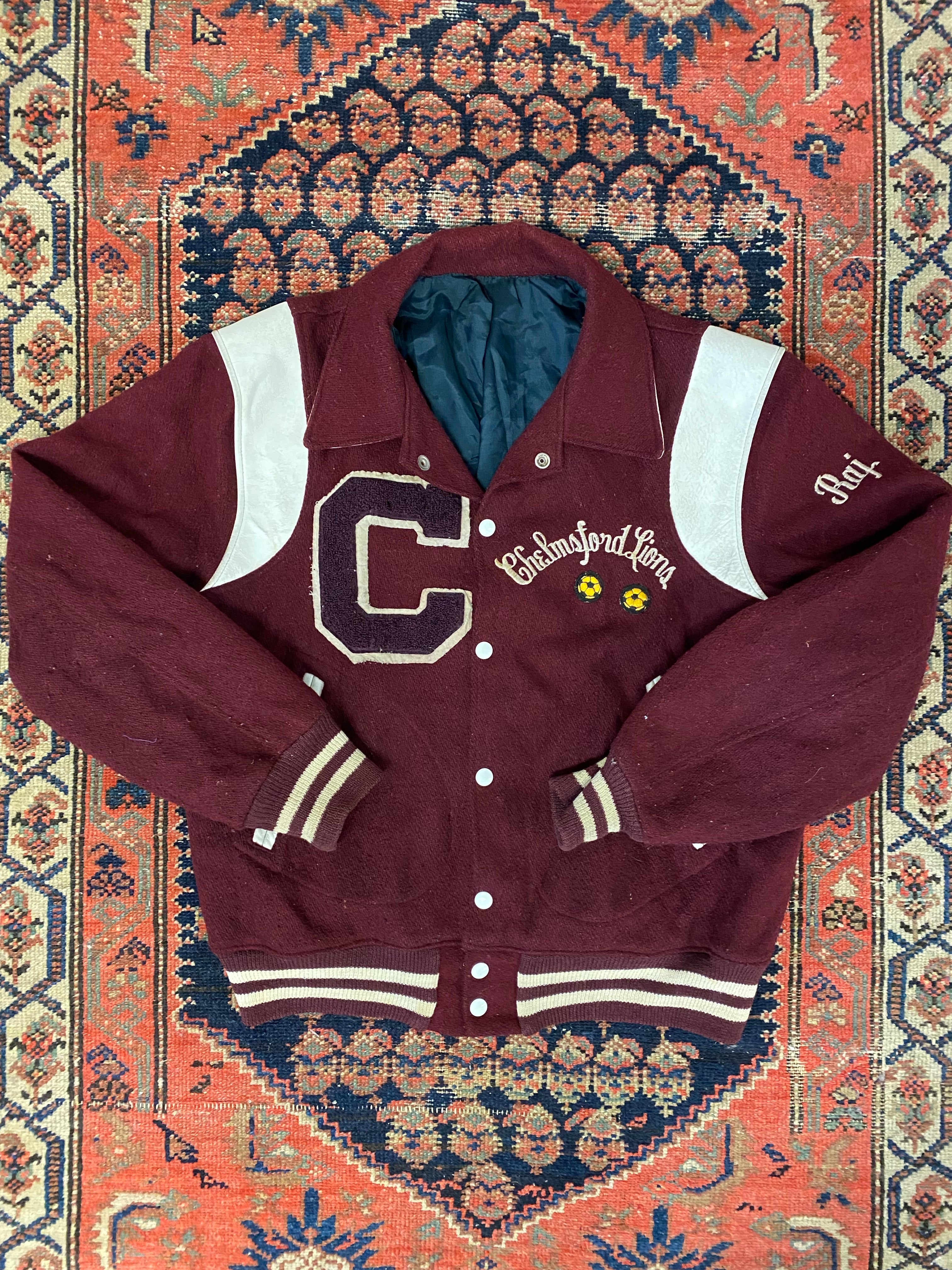 Vintage Wool Varsity Jacket - M