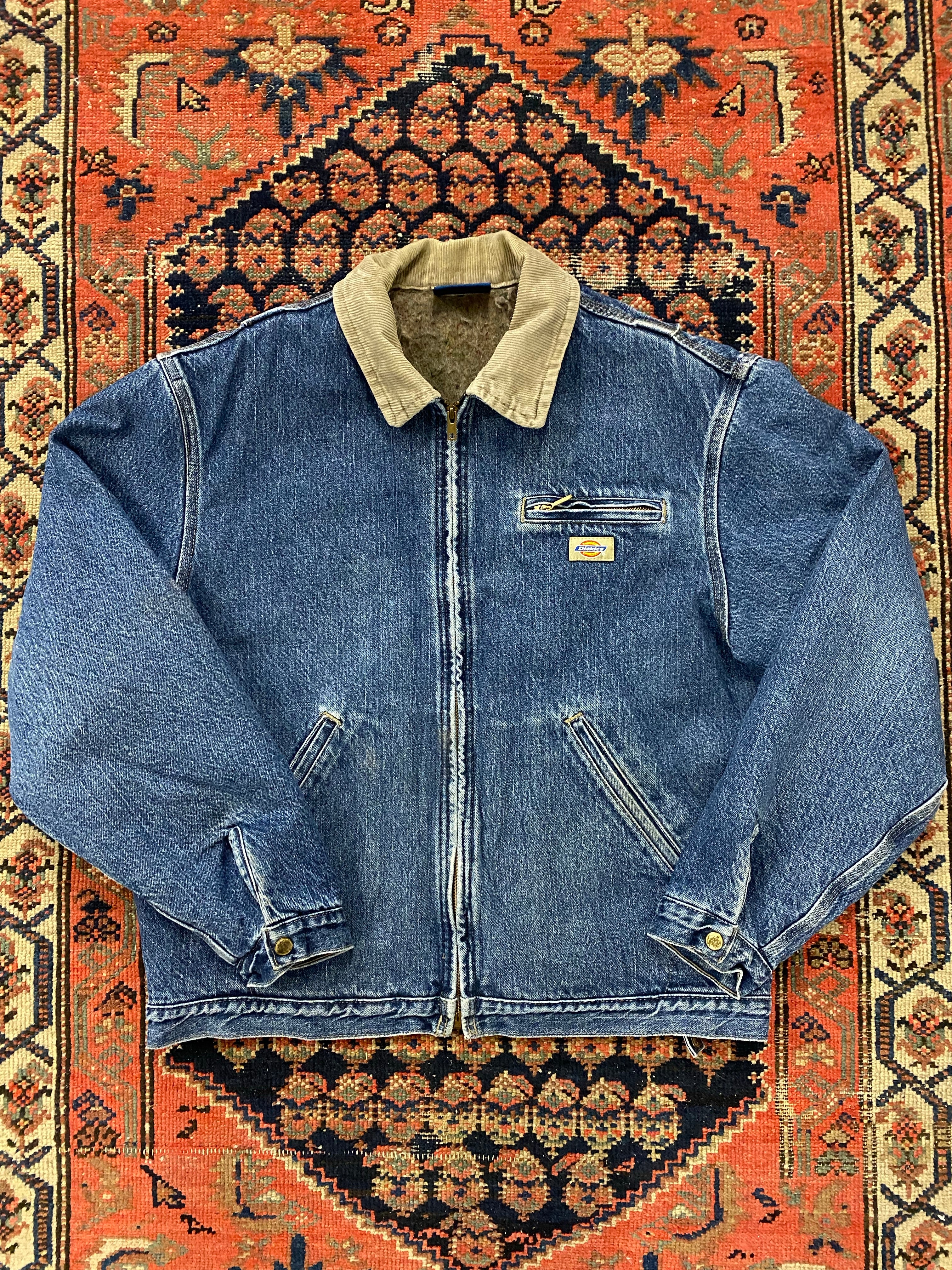 90s Dickie’s Full-Zip Lined Denim Jacket - S