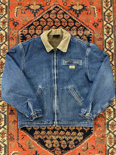 90s Dickie’s Full-Zip Lined Denim Jacket - S