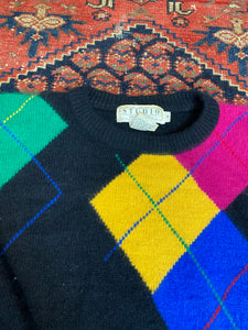 Vintage Knit Sweater - M