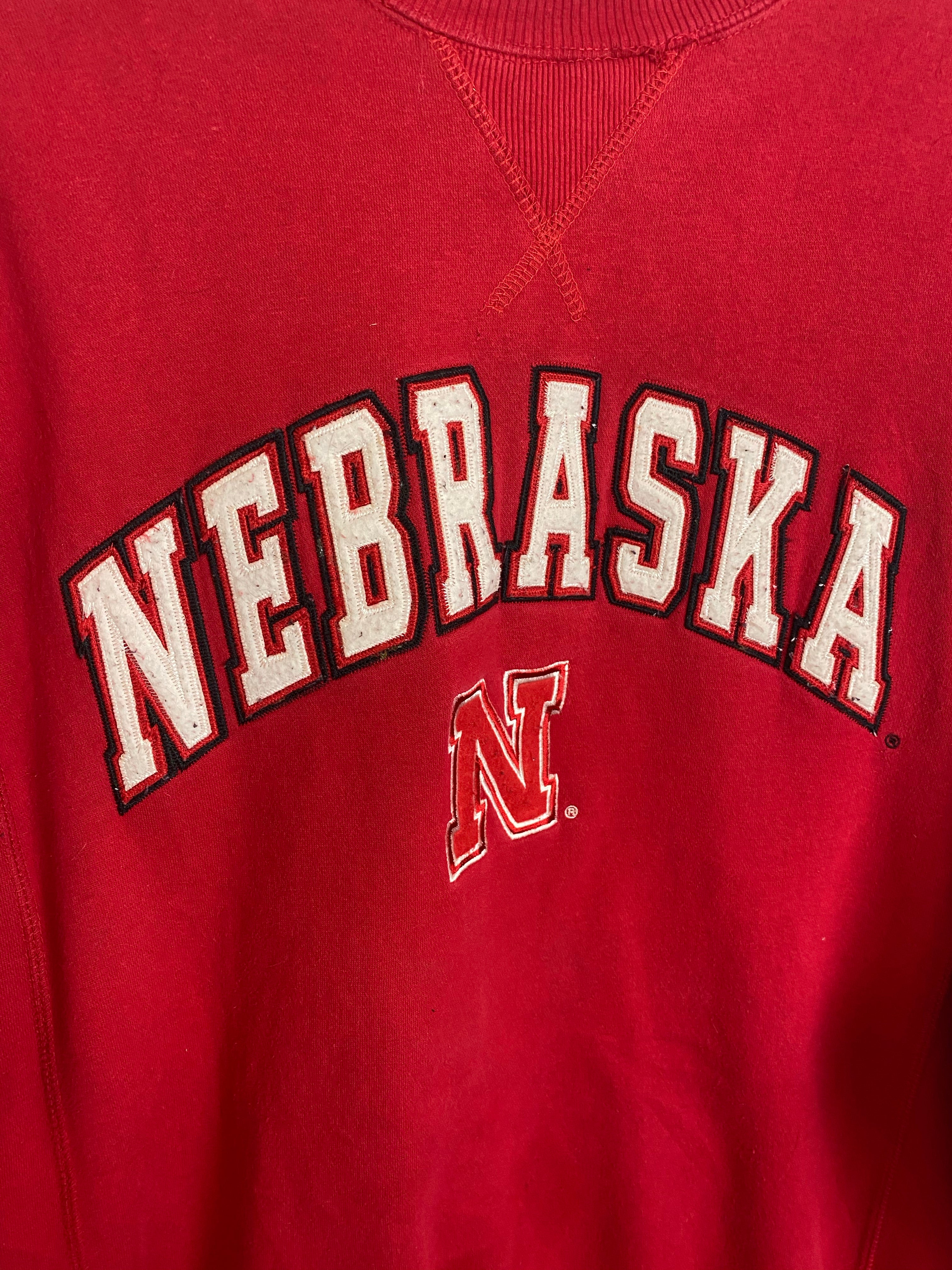 Heavy Weight Vintage Nebraska crewneck - L