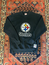 Load image into Gallery viewer, Vintage Embroidered Steelers Crewneck - M