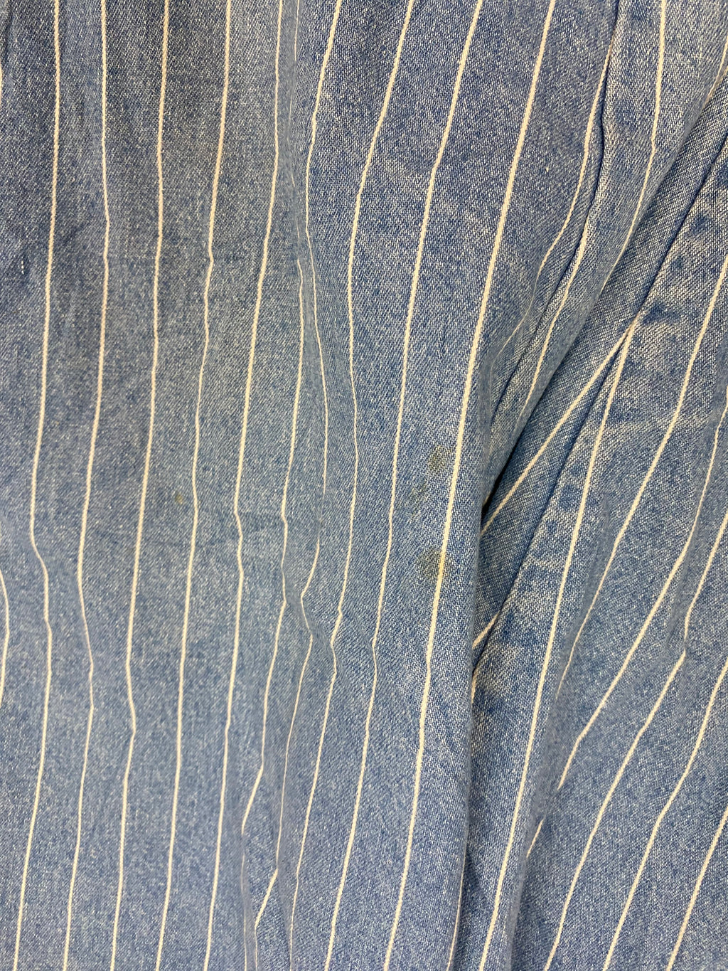 90s LL Bean high waisted striped denim