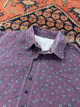 Load image into Gallery viewer, Vintage Patterned Button Up Shirt - M