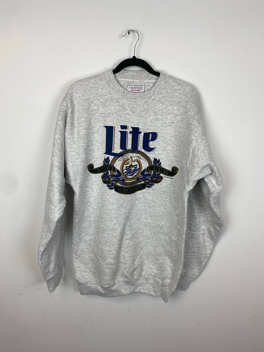Heavy weight Miller lite crewneck - L