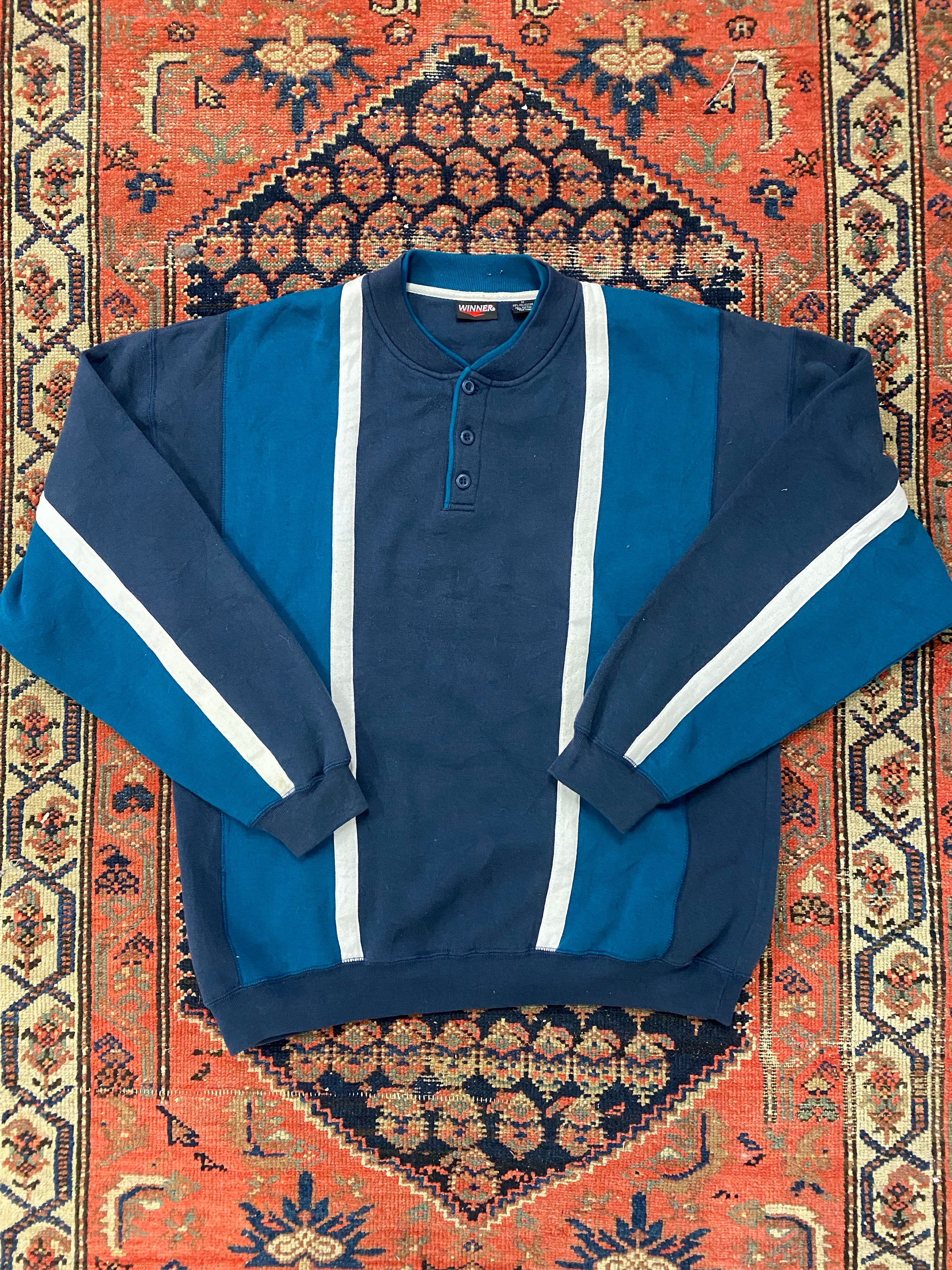 Vintage Striped Crewneck - M