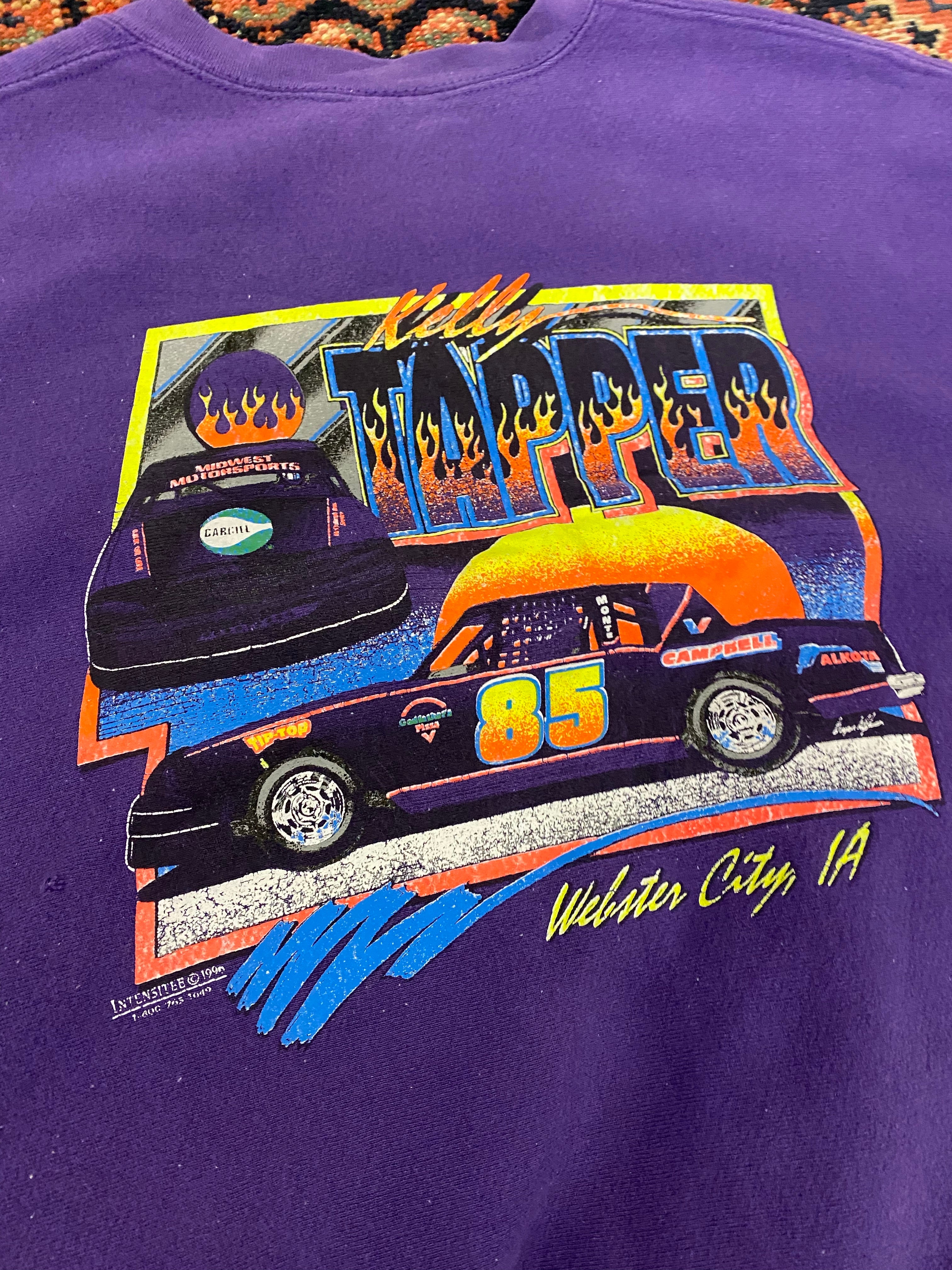 Vintage Front And Back Racing Crewneck - L