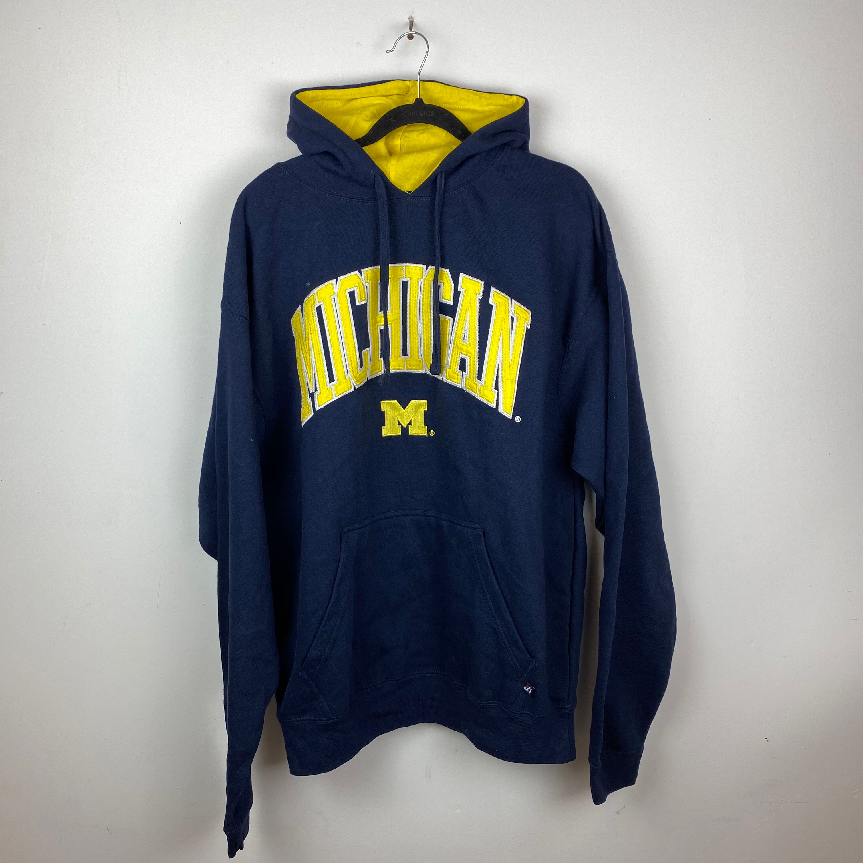 Embroidered Michigan hoodie
