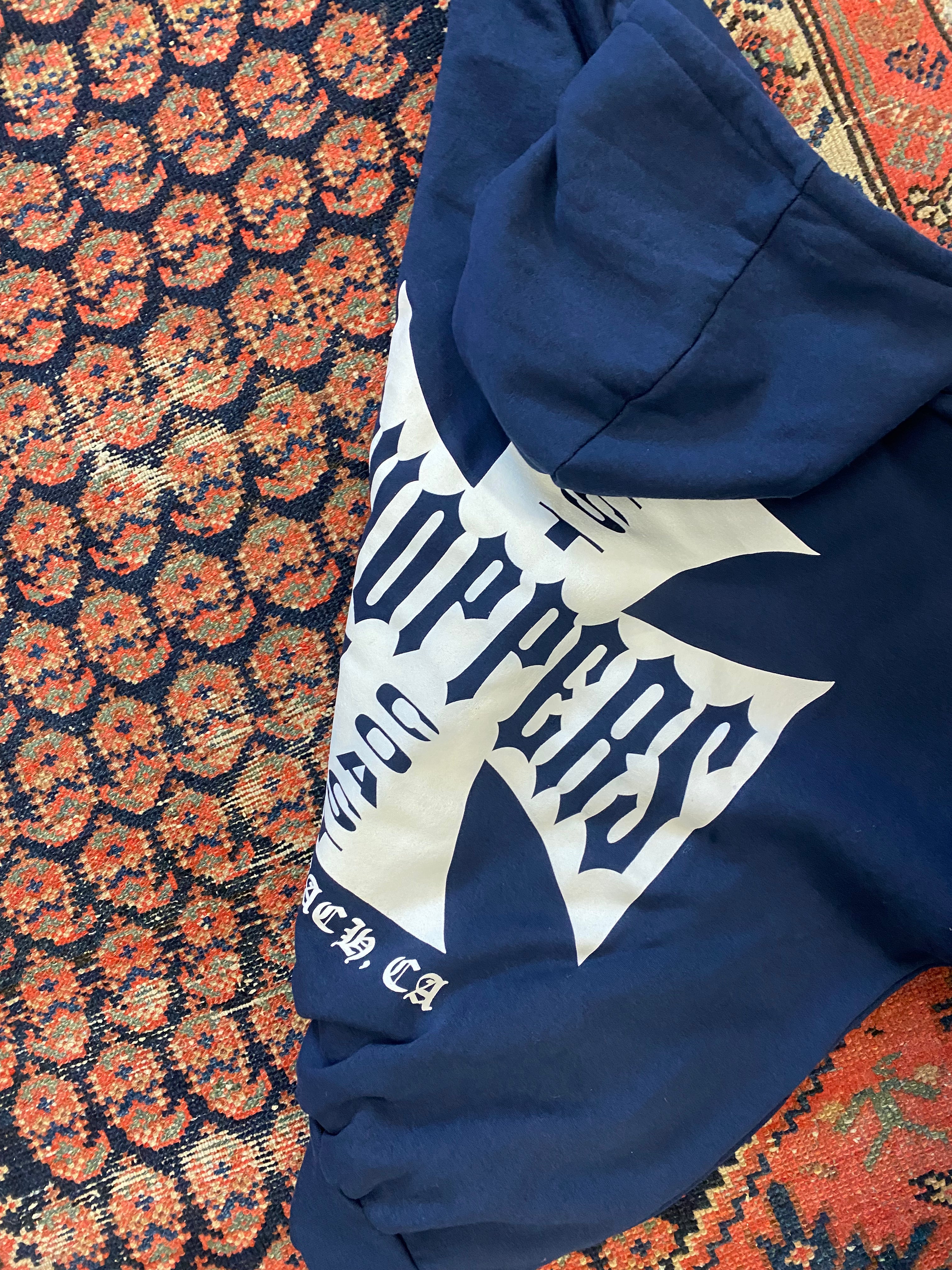 Vintage front and back west coast choppers zip hoodie - L