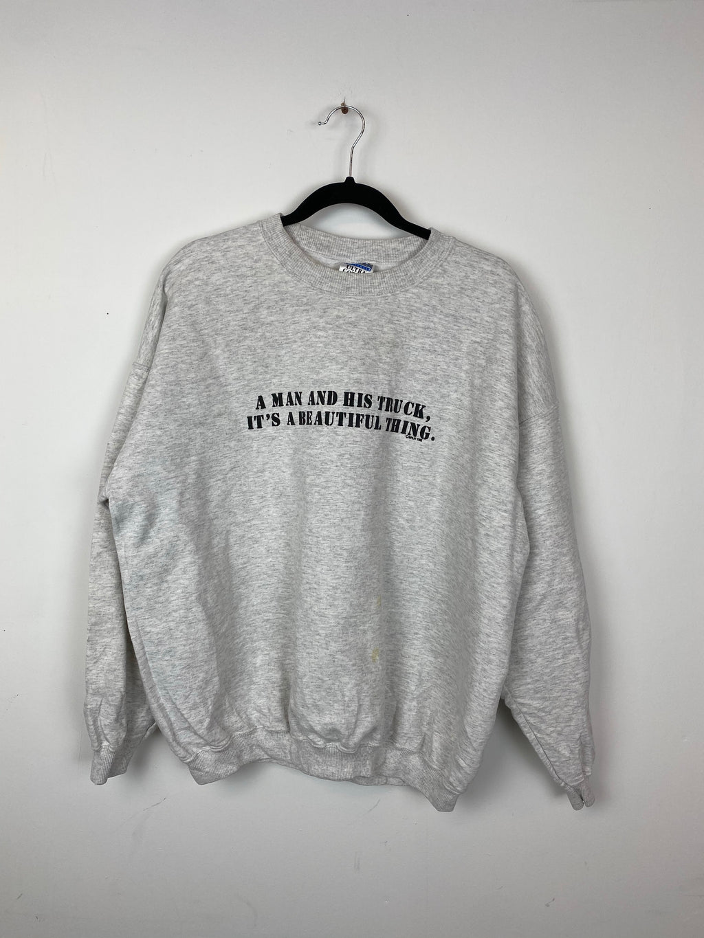 Vintage Man and his trunk crewneck