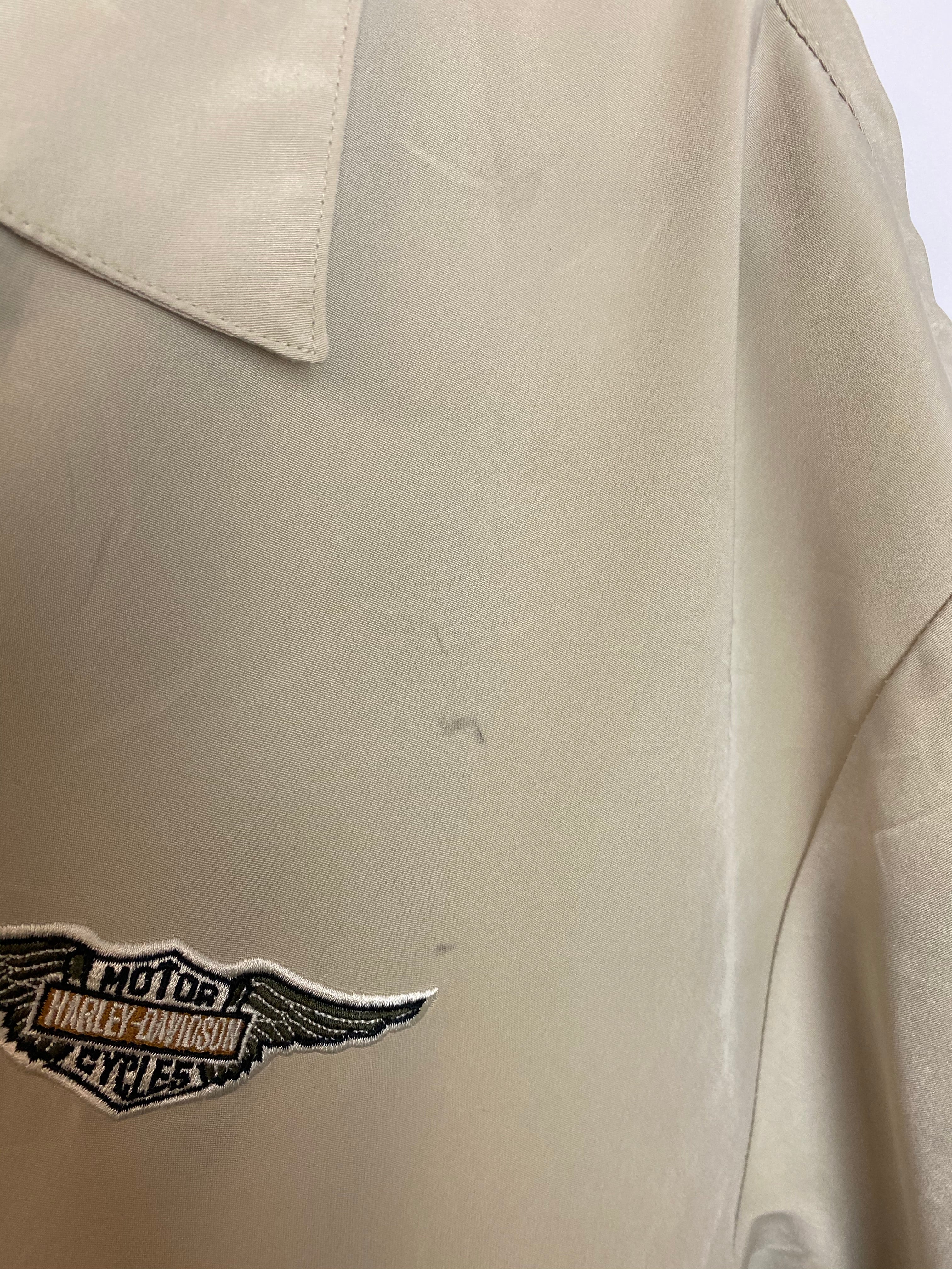 Vintage Harley Davidson Camp Collar Button up - L/XL