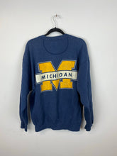 Load image into Gallery viewer, Front and back Michigan crewneck
