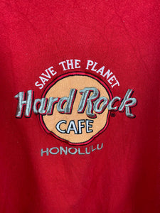 Embroidered Hard Rock Cafe crewneck