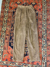 Load image into Gallery viewer, Vintage Brown High Waisted Corduroy Pants - 24in