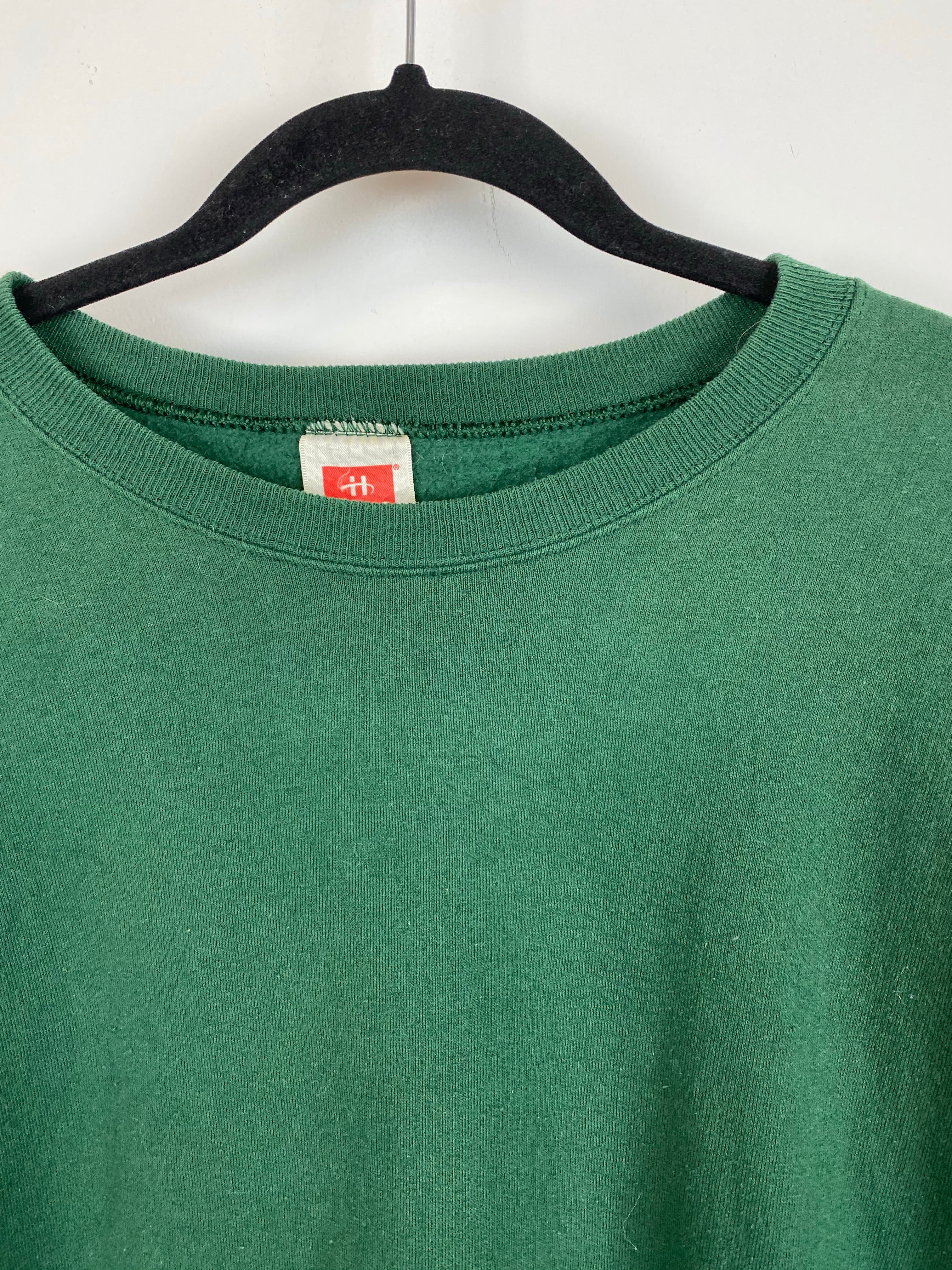 Vintage green crewneck - M