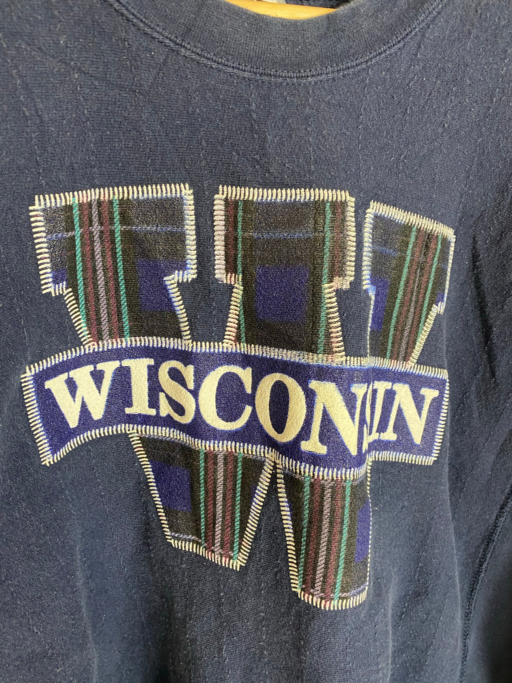 Heavy weight Wisconsin crewneck