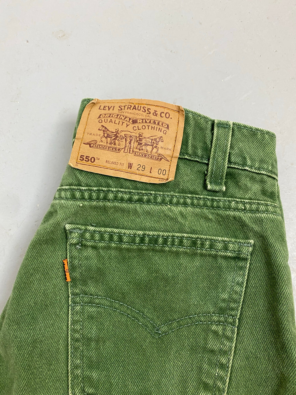 90s high waisted Levi’s denim shorts