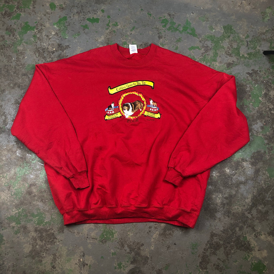 Embroidered Collie club Crewneck