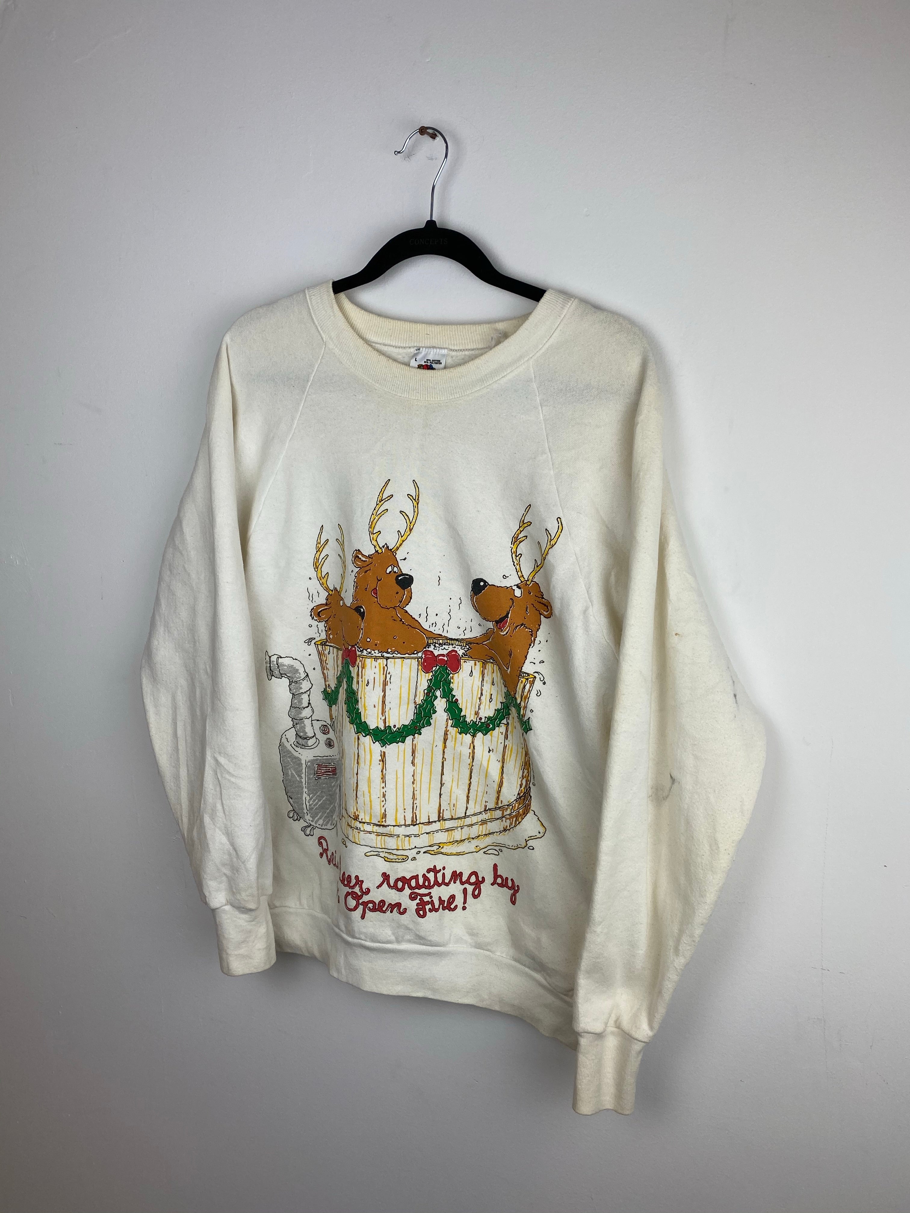 80s Christmas crewneck