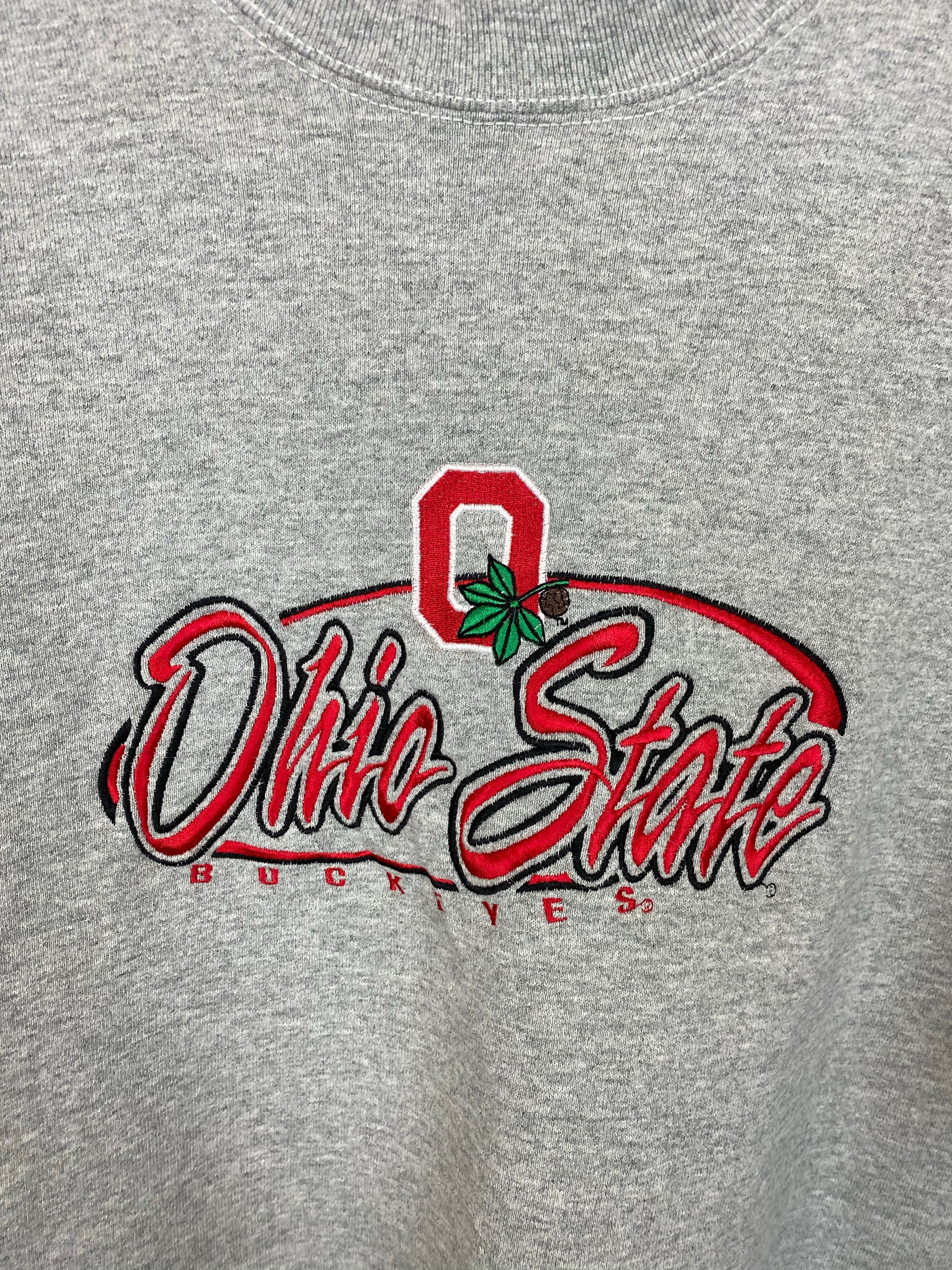 Vintage Embroidered Ohio State Crewneck - L