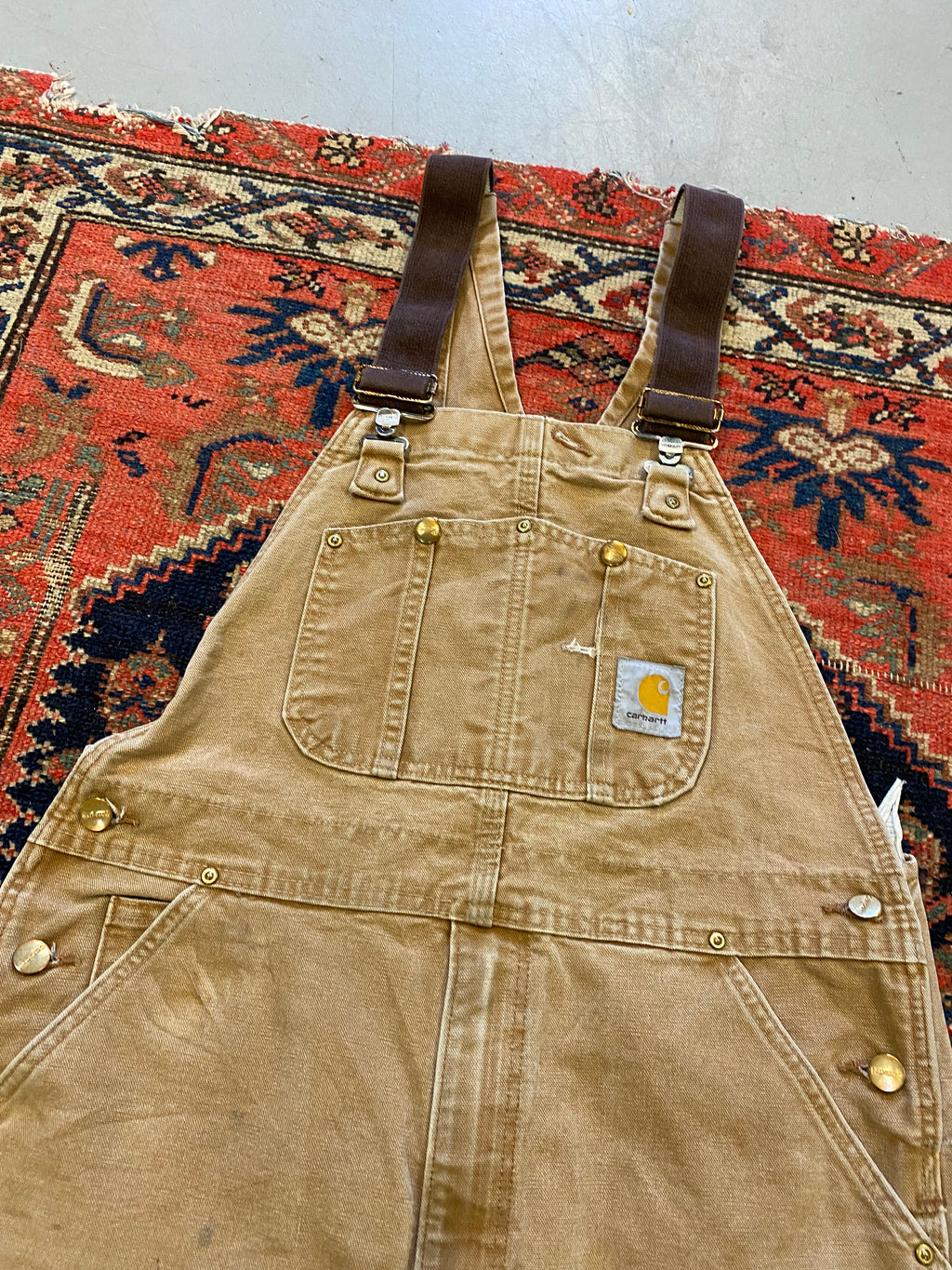 Vintage faded Carhartt overalls - M/L