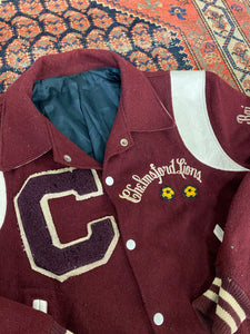 Vintage Wool Varsity Jacket - M